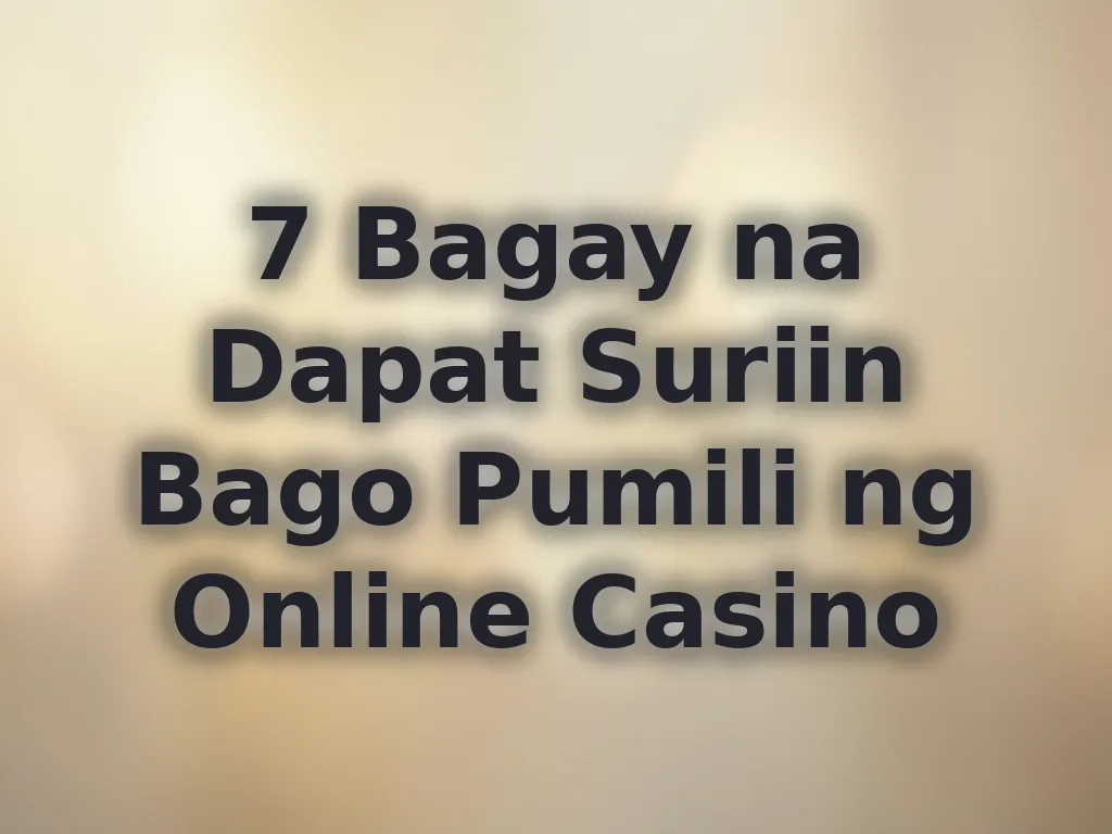 Paano pumili ng online casino